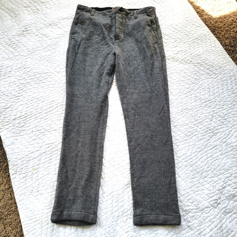 Anthropolgie Cartonnier Burlington Wool Blend Pants size 8 Gray